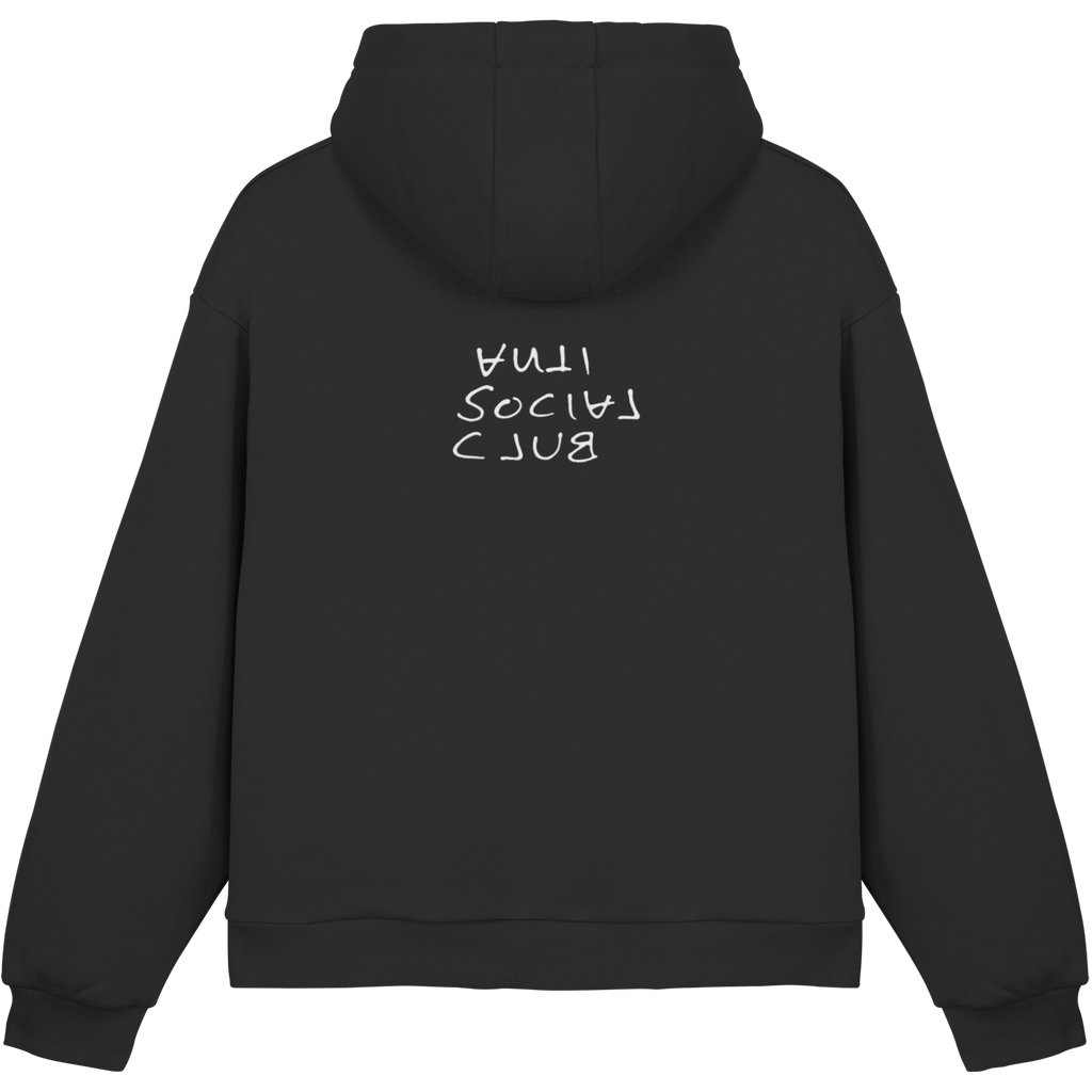 BLACK EDITION - TIRED 4 EVER - Fluffy Boxcut Hoodie