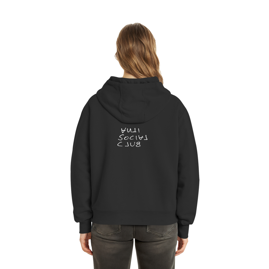 BLACK EDITION - TIRED 4 EVER - Fluffy Boxcut Hoodie