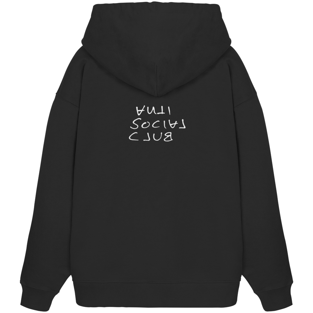BLACK EDITION - TIRED 4 EVER - Organic Oversize Hoodie