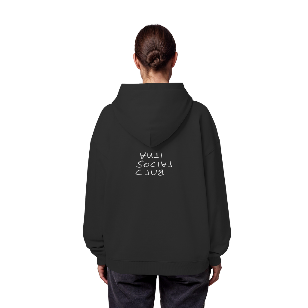 BLACK EDITION - TIRED 4 EVER - Organic Oversize Hoodie