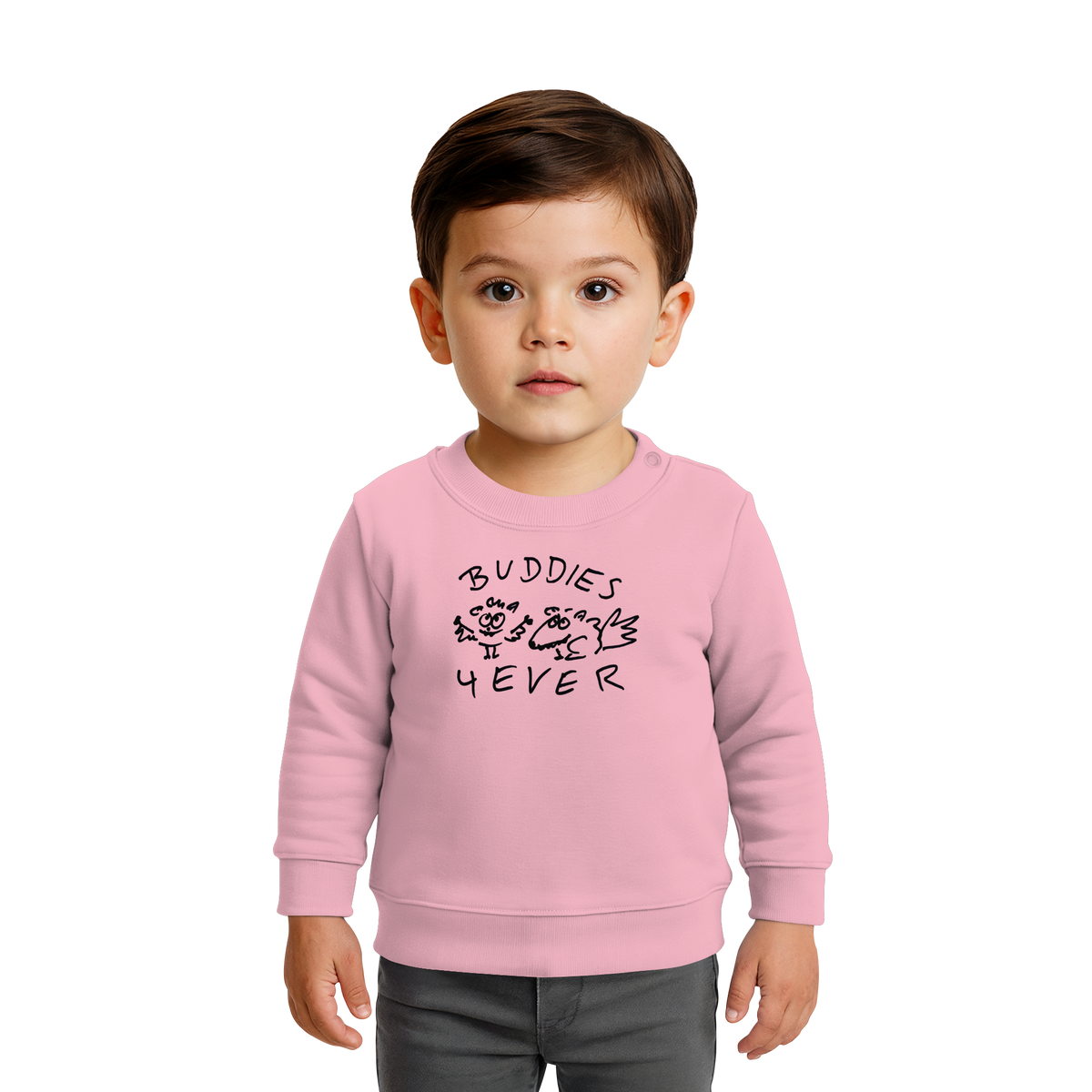 BUDDIES FOR EVER - Baby Organic Sweatshirt