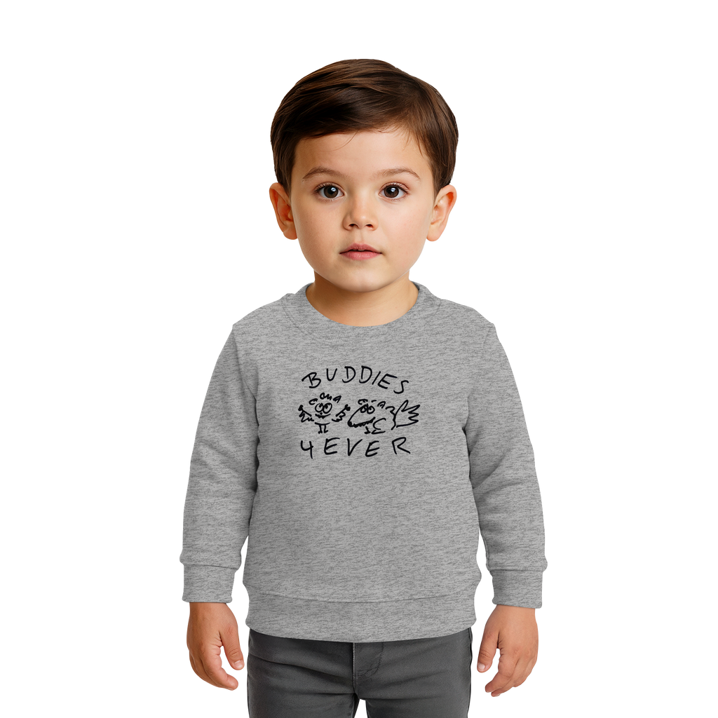 BUDDIES FOR EVER - Baby Organic Sweatshirt