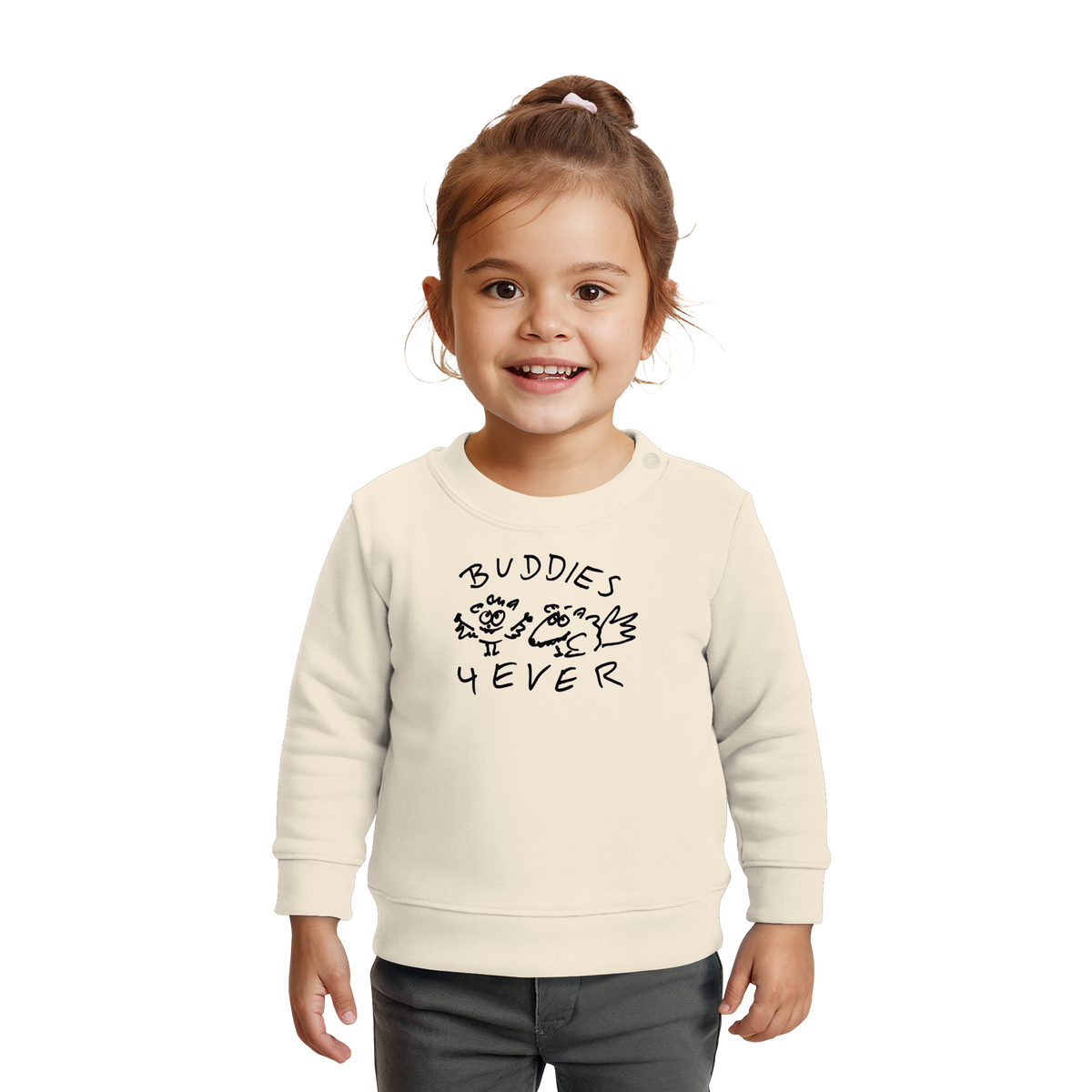 BUDDIES FOR EVER - Baby Organic Sweatshirt