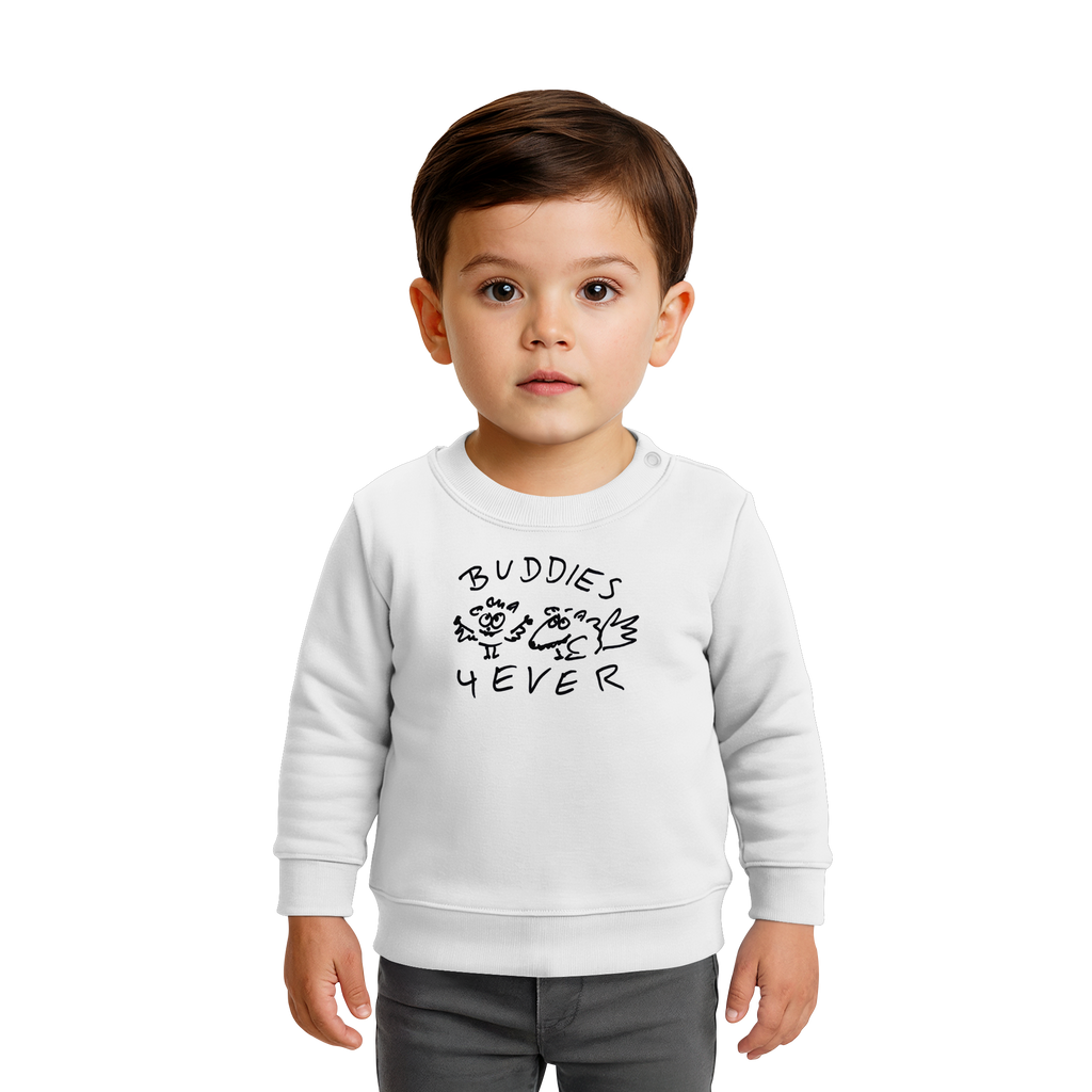 BUDDIES FOR EVER - Baby Organic Sweatshirt