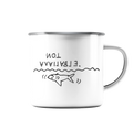 NOT AVAILABLE - Emaille Tasse (Silber)