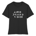 BLACK EDITION - TIRED 4 EVER - Fitted Ladies Organic Shirt