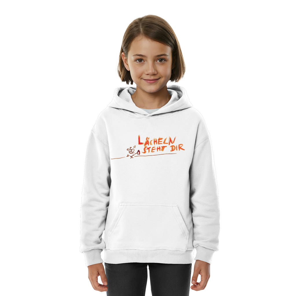 LÄCHELN STEHT DIR - Kids Basic Hoodie