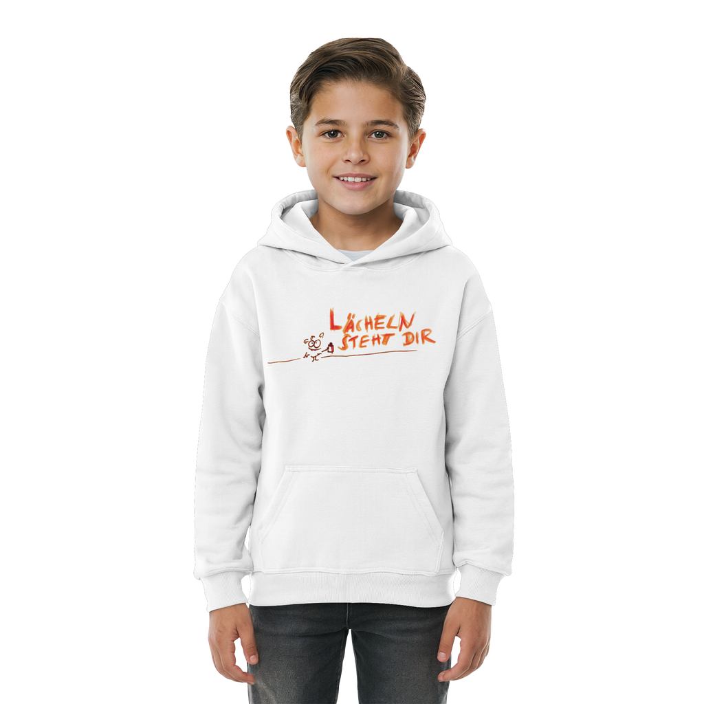LÄCHELN STEHT DIR - Kids Basic Hoodie