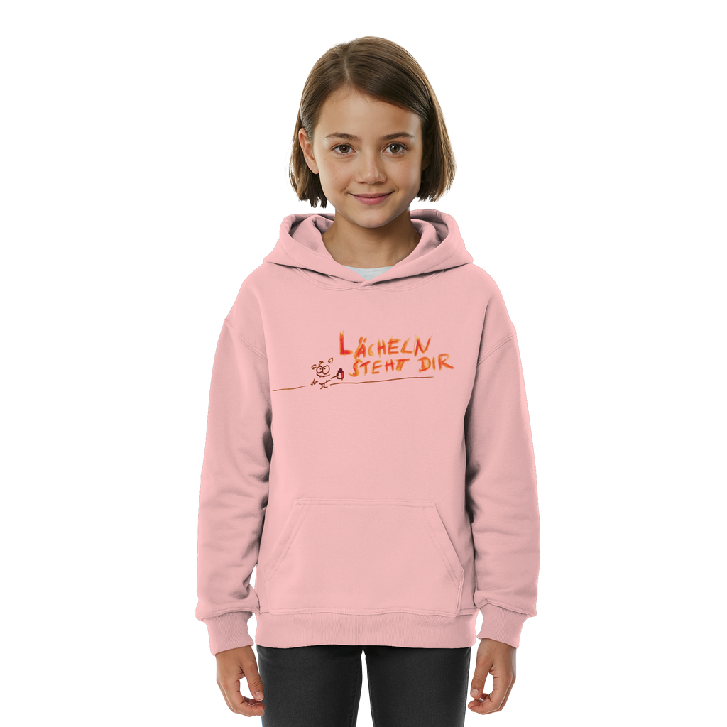 LÄCHELN STEHT DIR - Kids Basic Hoodie