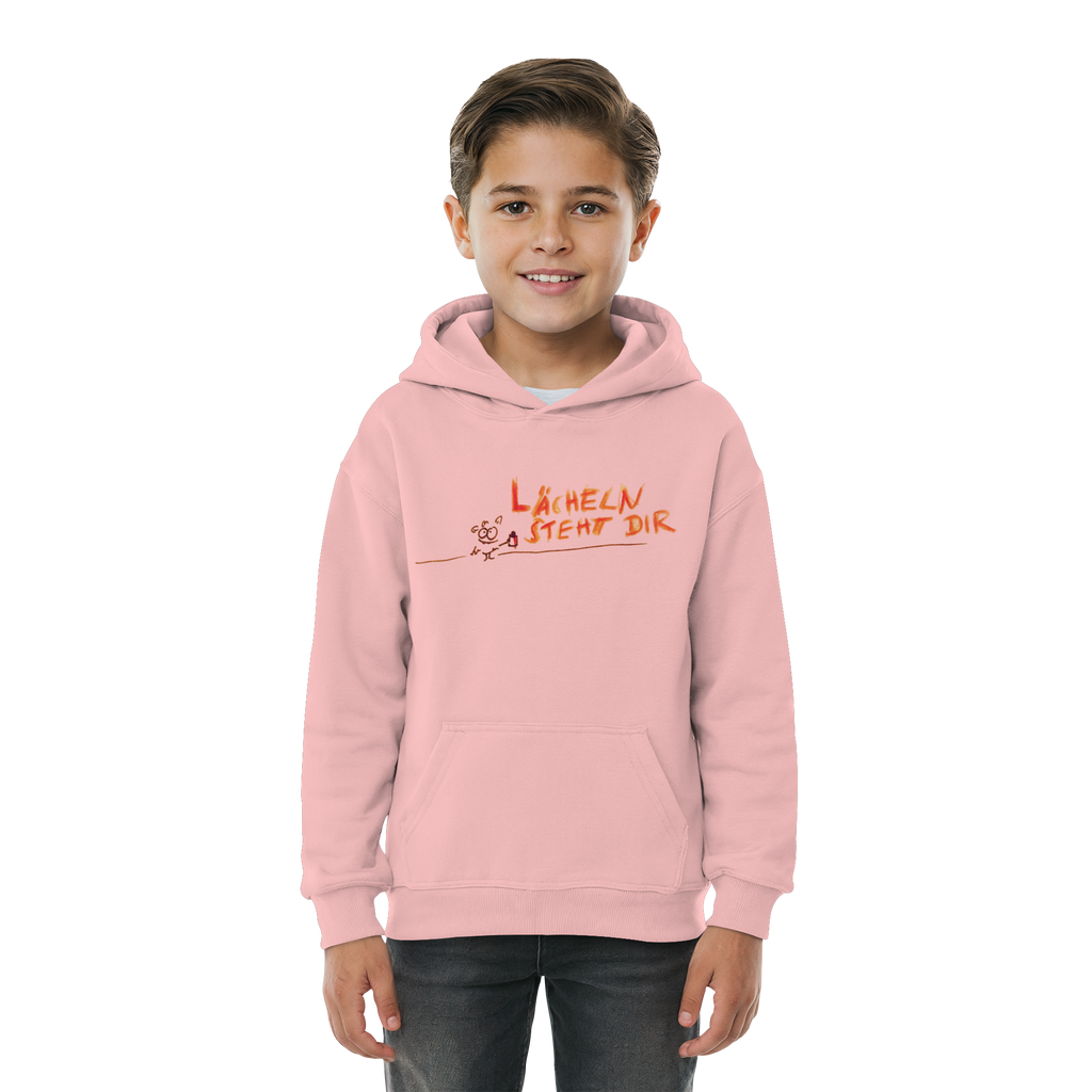 LÄCHELN STEHT DIR - Kids Basic Hoodie