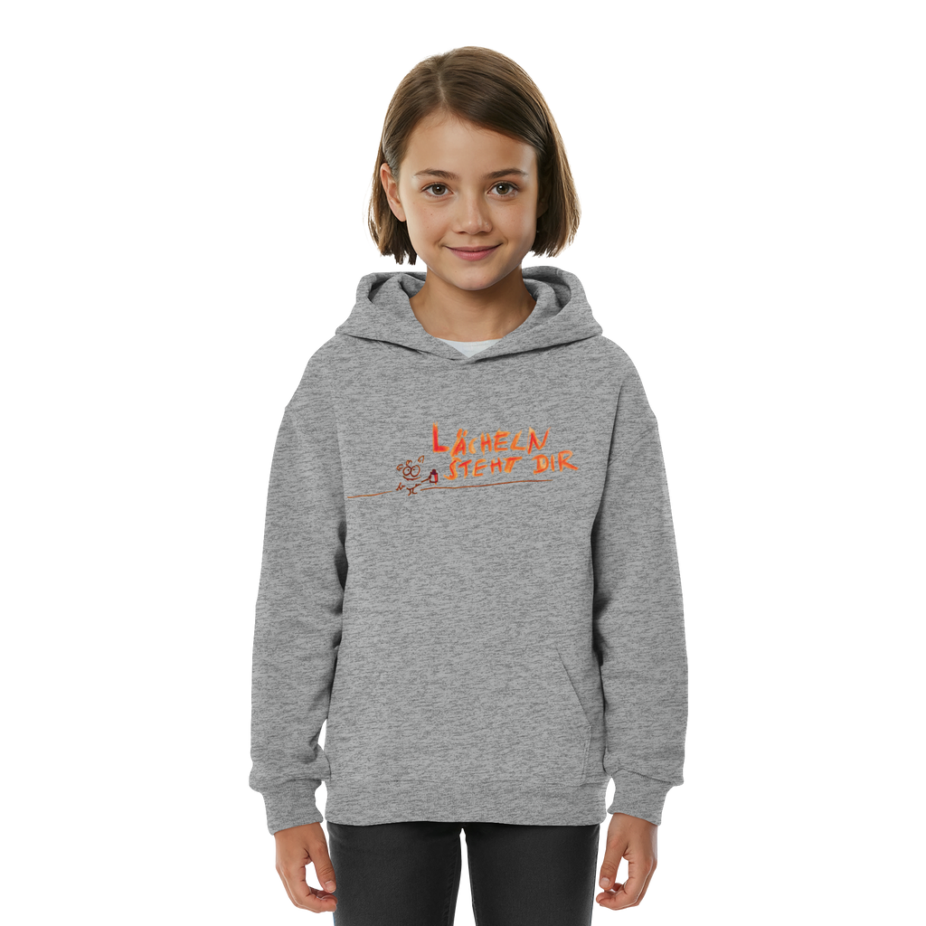 LÄCHELN STEHT DIR - Kids Basic Hoodie