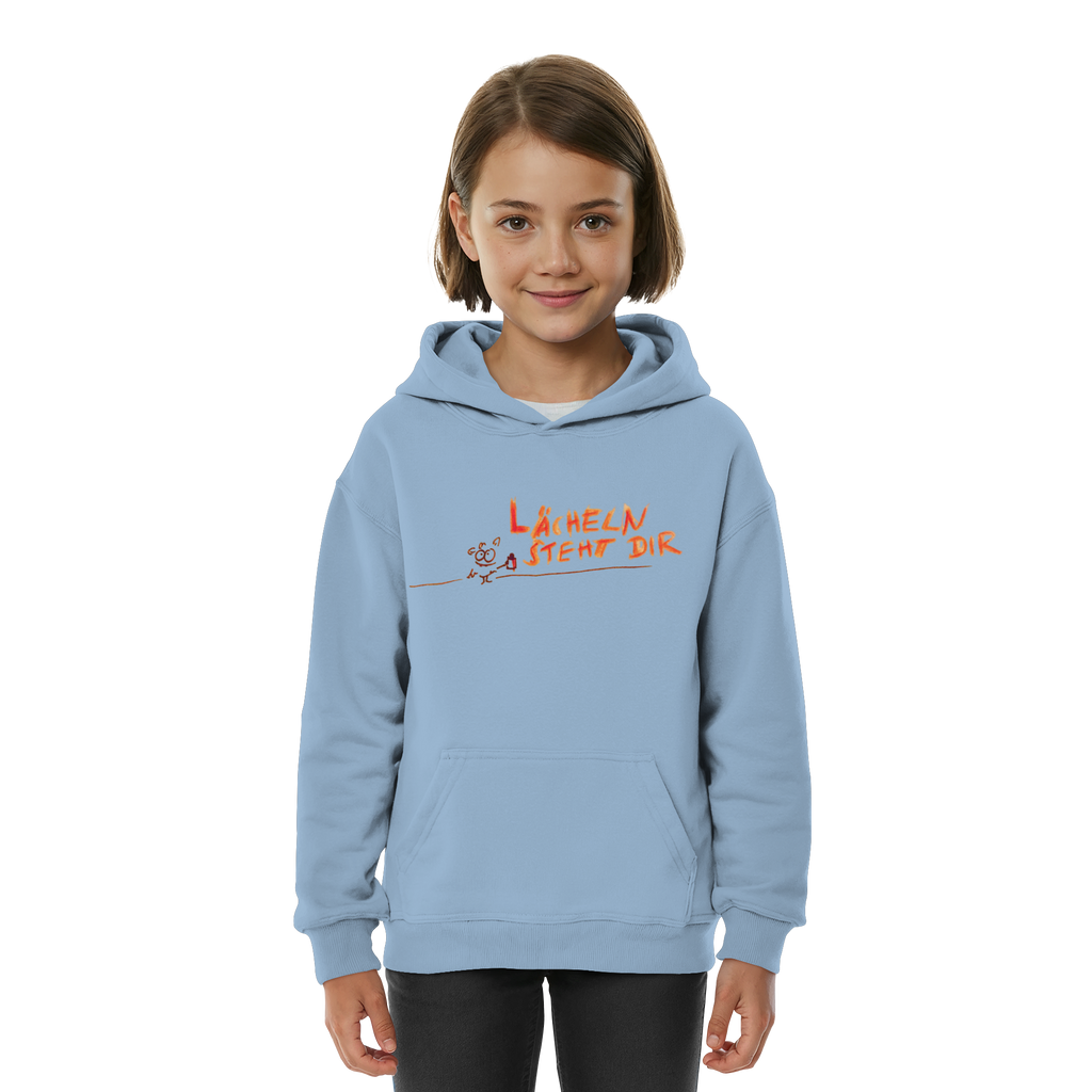 LÄCHELN STEHT DIR - Kids Basic Hoodie