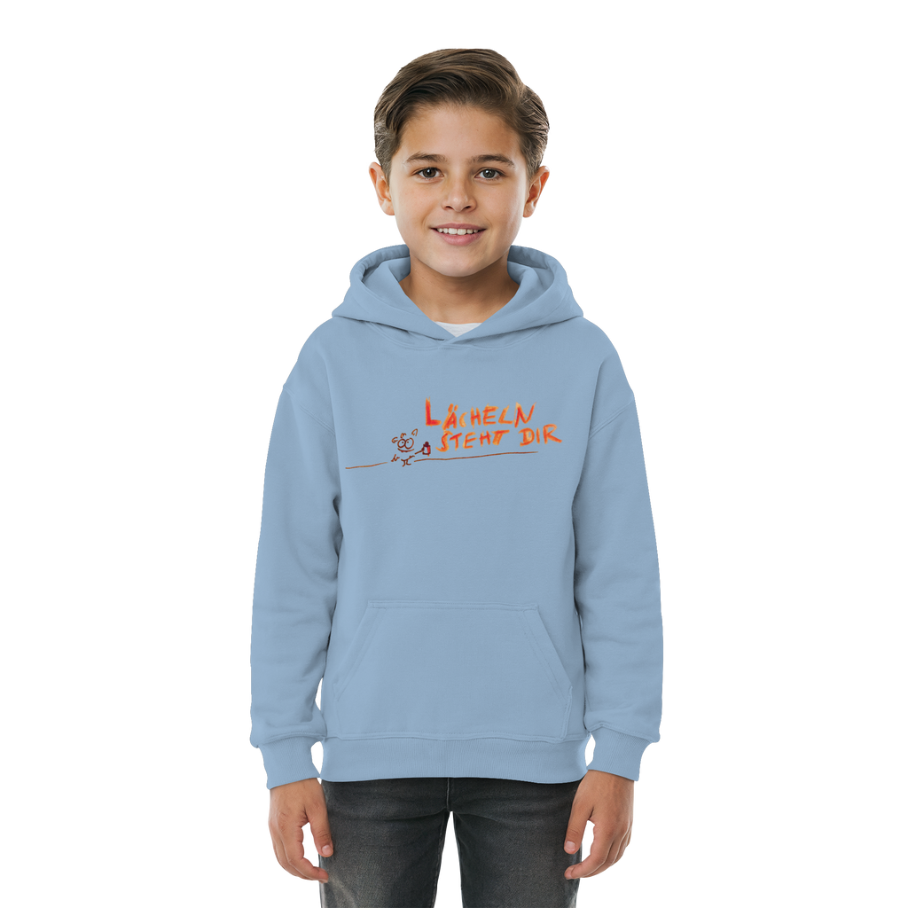 LÄCHELN STEHT DIR - Kids Basic Hoodie