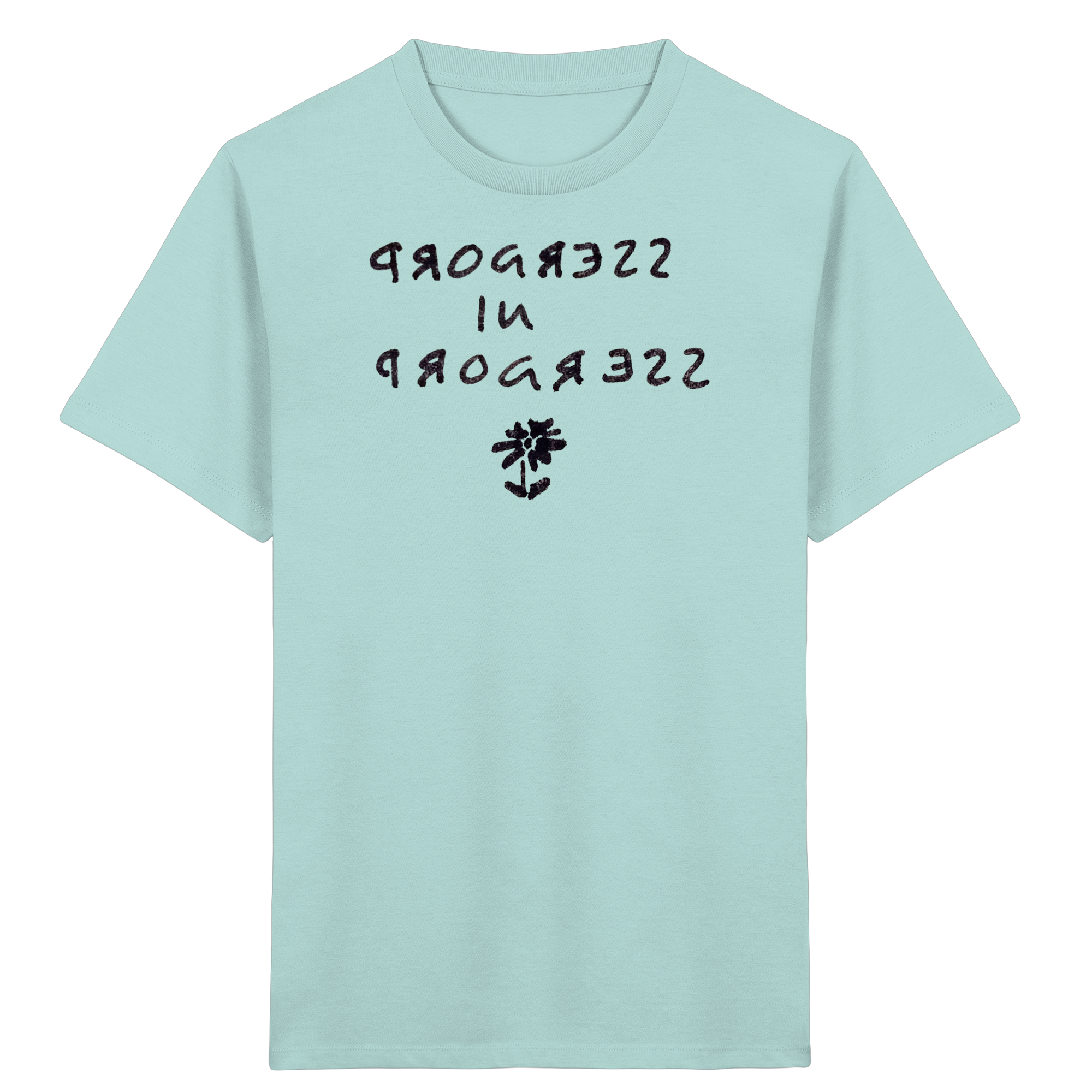 progress in progress - Kids Organic Shirt