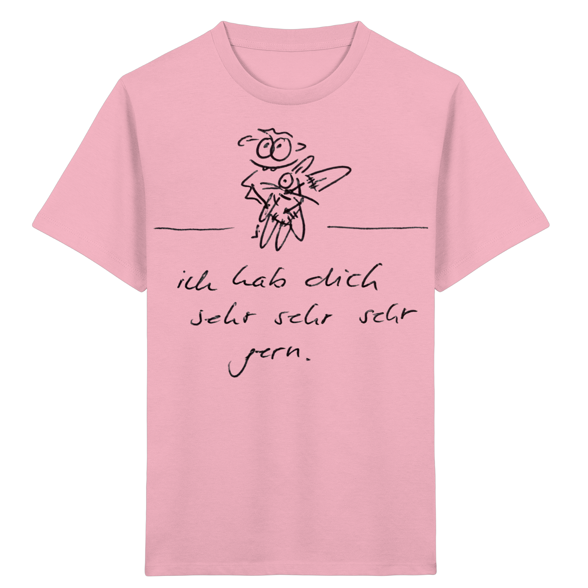 ICH HAB DICH SEHR SEHR SEHR GERN - Kids Organic Shirt