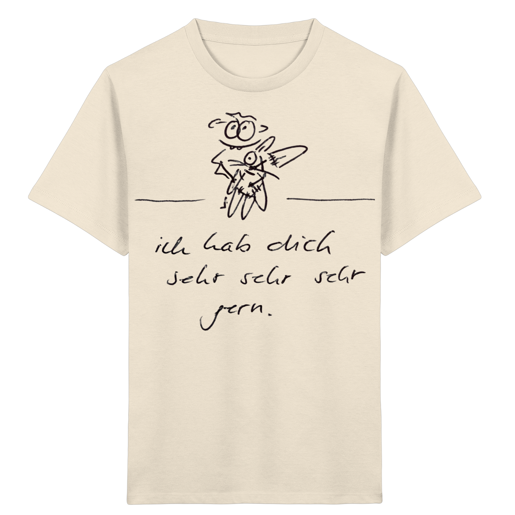 ICH HAB DICH SEHR SEHR SEHR GERN - Kids Organic Shirt