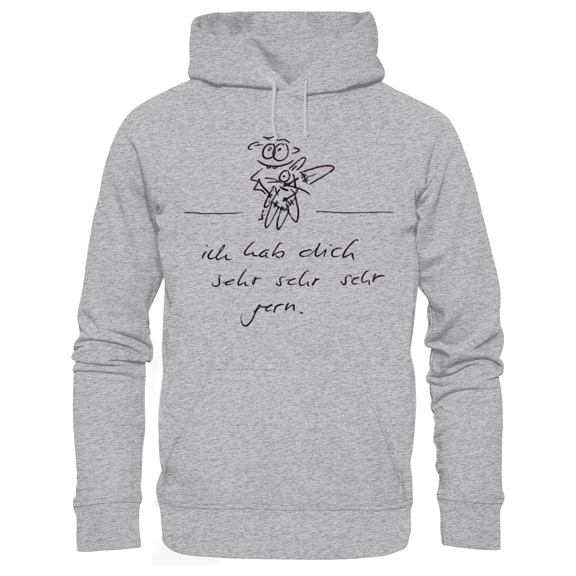 ICH HAB DICH SEHR SEHR SEHR GERN - Kids Premium Hoodie