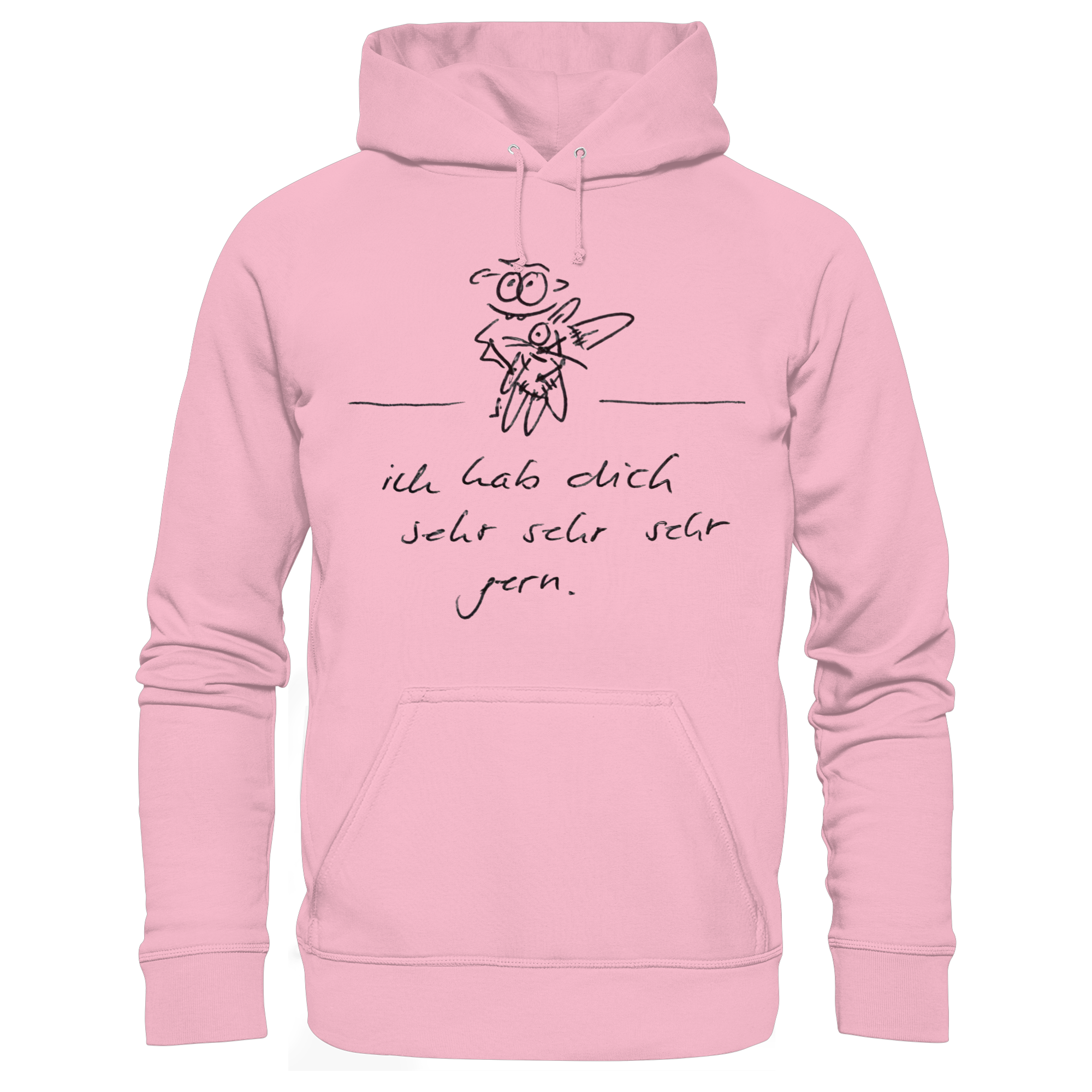 ICH HAB DICH SEHR SEHR SEHR GERN - Kids Premium Hoodie