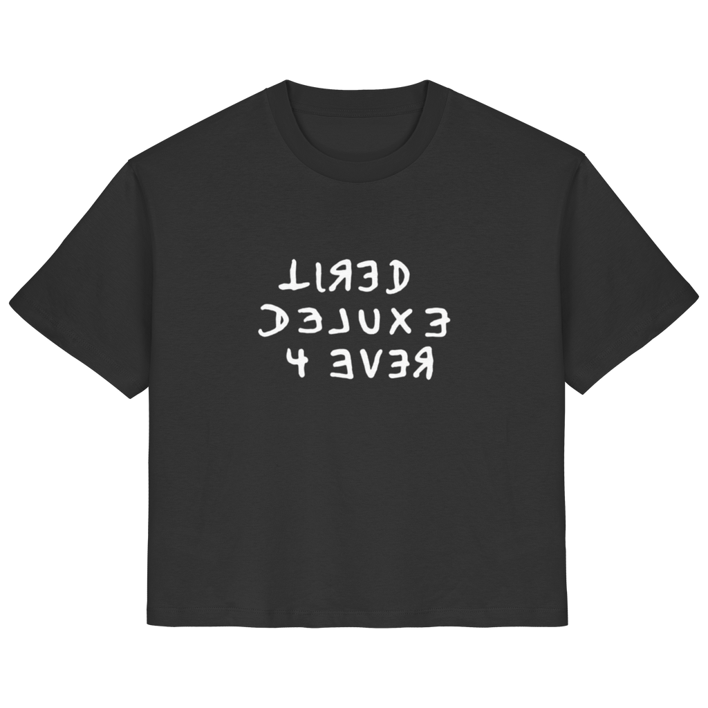 BLACK EDITION - TIRED 4 EVER - Ladies Organic Shirt