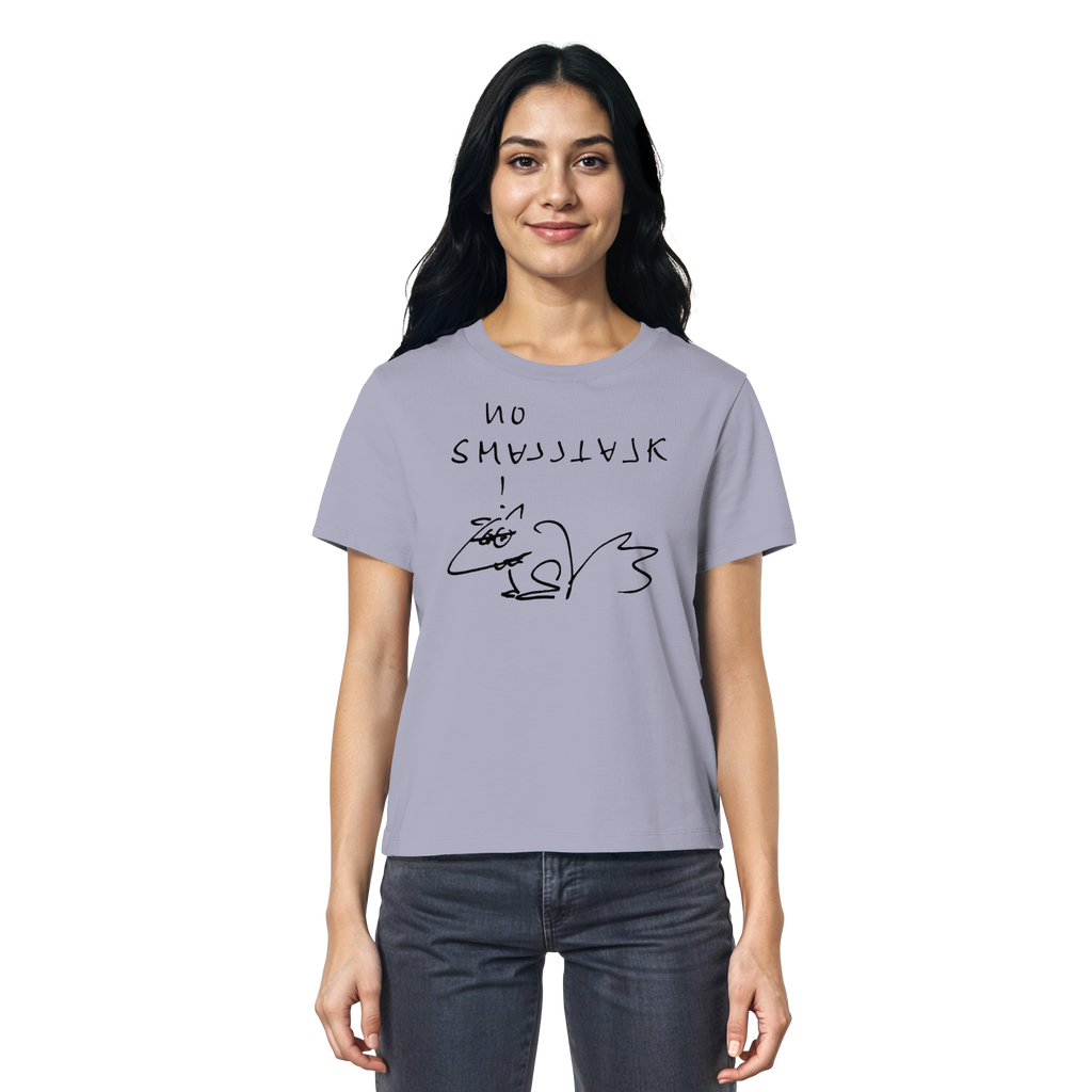 NO SMALLTALK - Ladies Organic Shirt