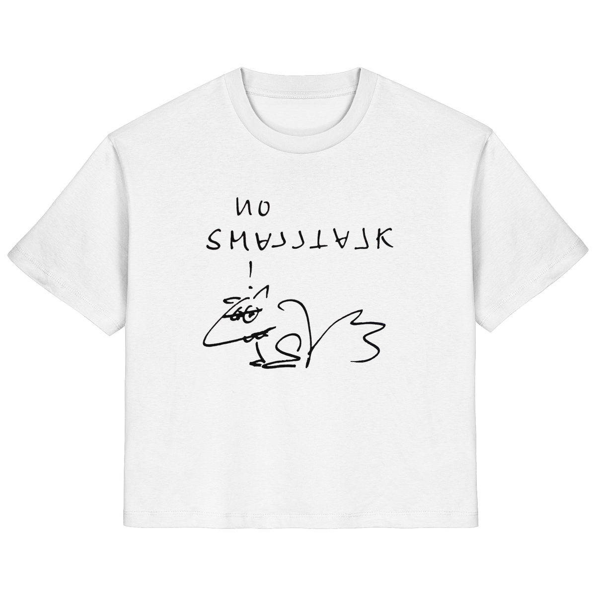 NO SMALLTALK - Ladies Organic Shirt