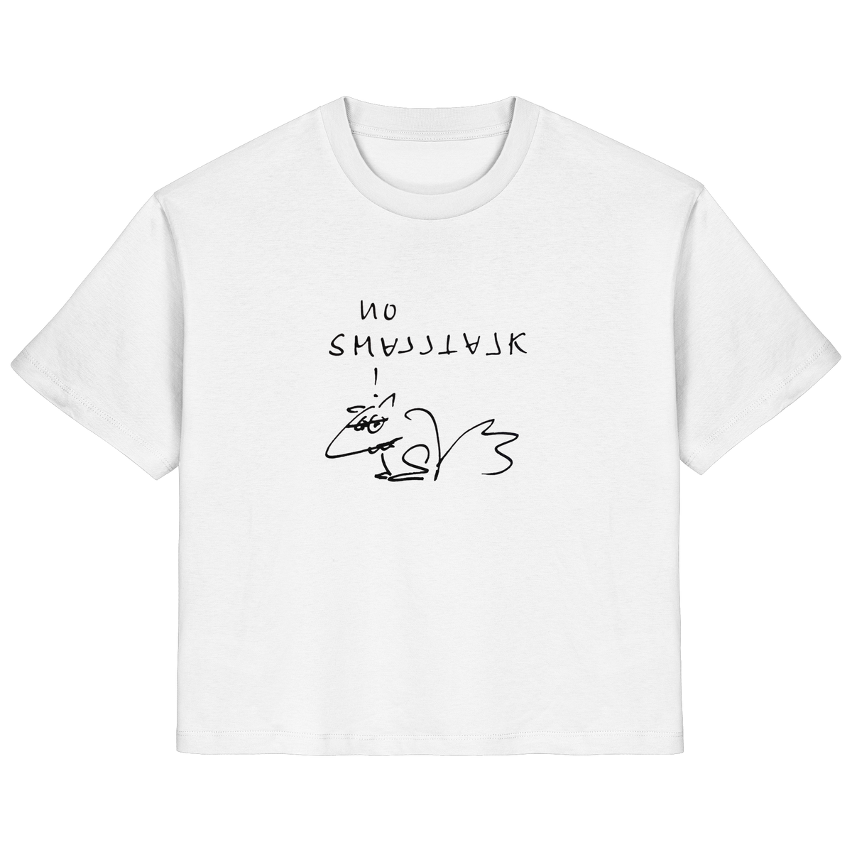 NO SMALLTALK - Ladies Organic Shirt