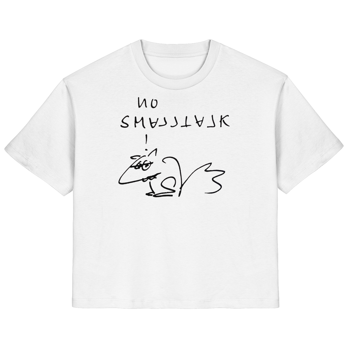 NO SMALLTALK - Ladies Organic Shirt