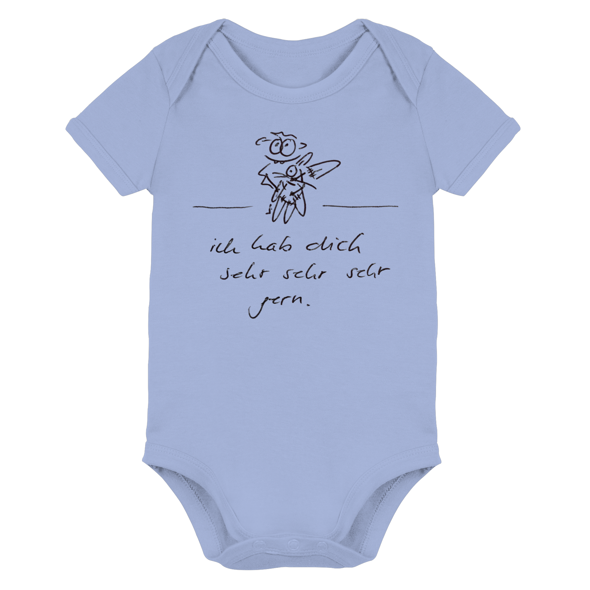 ICH HAB DICH SEHR SEHR SEHR GERN - Organic Baby Bodysuit