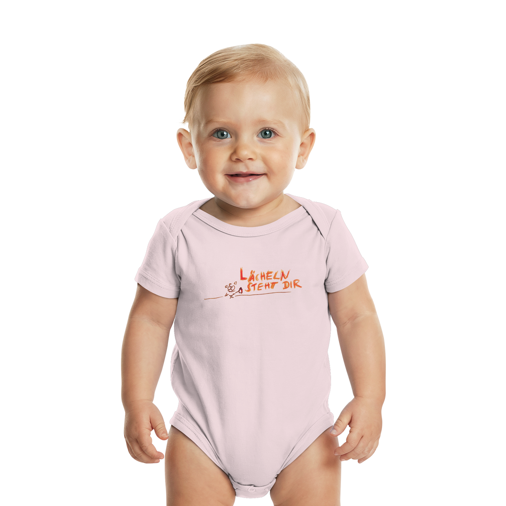 LÄCHELN STEHT DIR - Organic Baby Bodysuit
