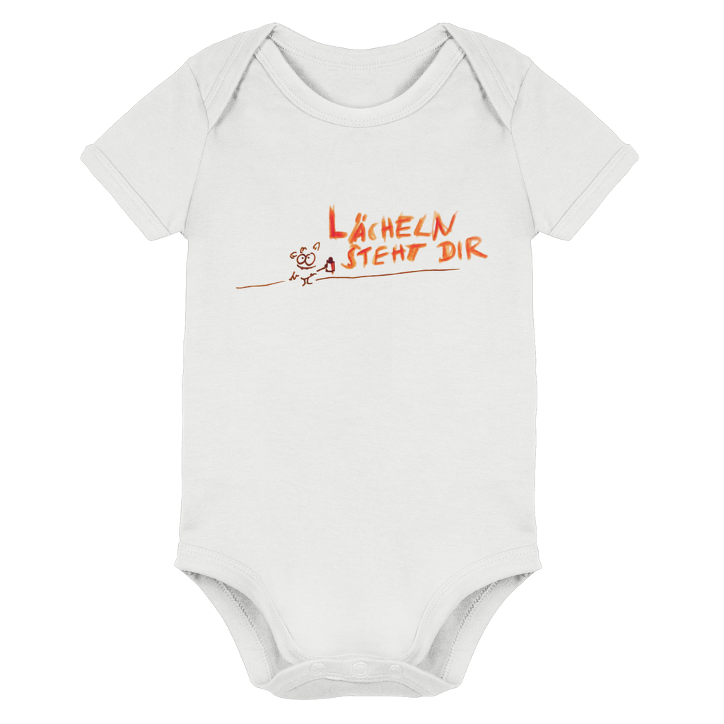 LÄCHELN STEHT DIR - Organic Baby Bodysuit