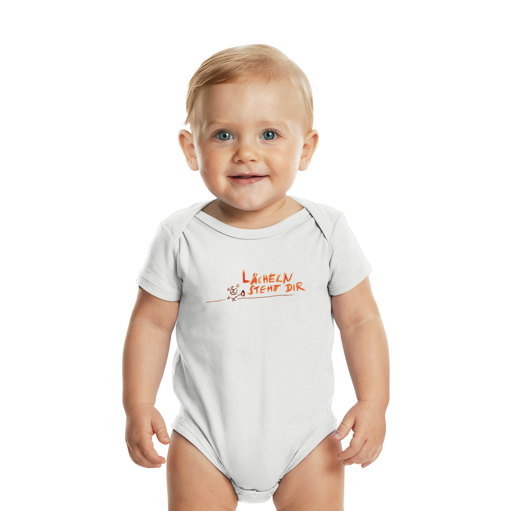LÄCHELN STEHT DIR - Organic Baby Bodysuit