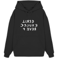 BLACK EDITION - TIRED 4 EVER - Organic Oversize Hoodie