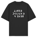 BLACK EDITION - TIRED 4 EVER - Organic Oversize Shirt
