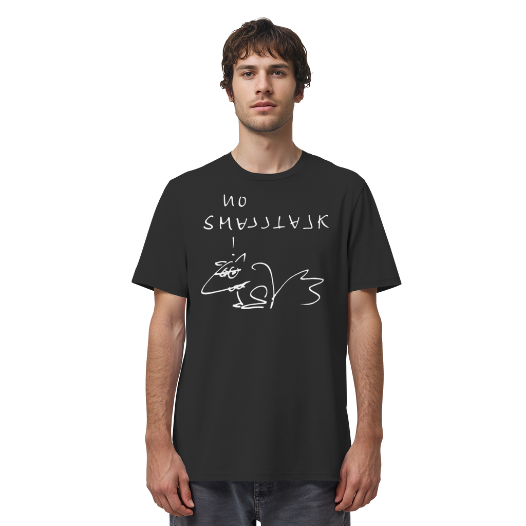 BLACK EDITION - NO SMALLTALK - Organic Shirt