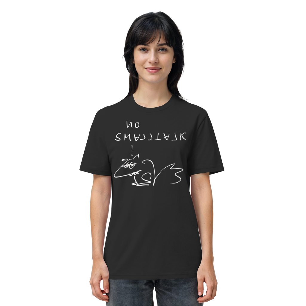 BLACK EDITION - NO SMALLTALK - Organic Shirt