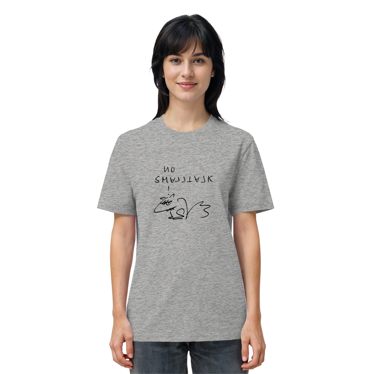 NO SMALLTALK - Organic Shirt