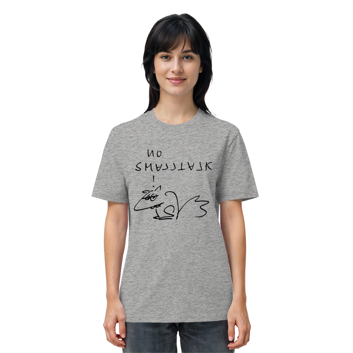 NO SMALLTALK - Organic Shirt