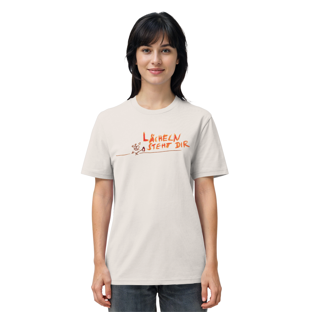 LÄCHELN STEHT DIR - Organic Shirt