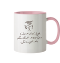 Für Übernächtigte - Tasse zweifarbig
