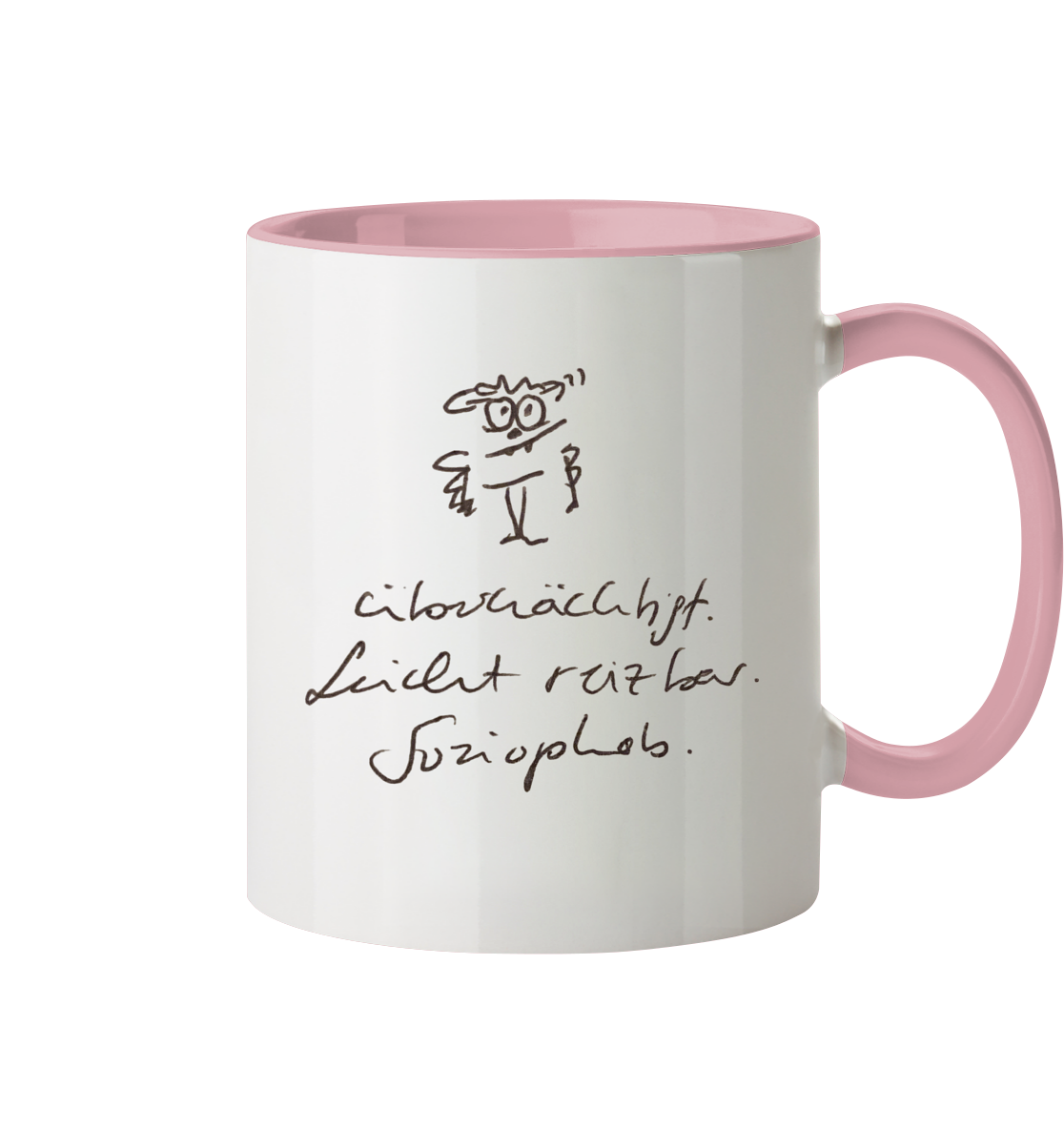 Für Übernächtigte - Tasse zweifarbig